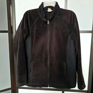 LL.Bean ladies full zip fleece with side panels